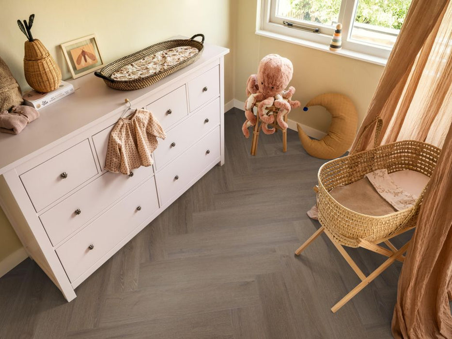 Ambiant Spigato Valento Brown - Visgraat Click PVC