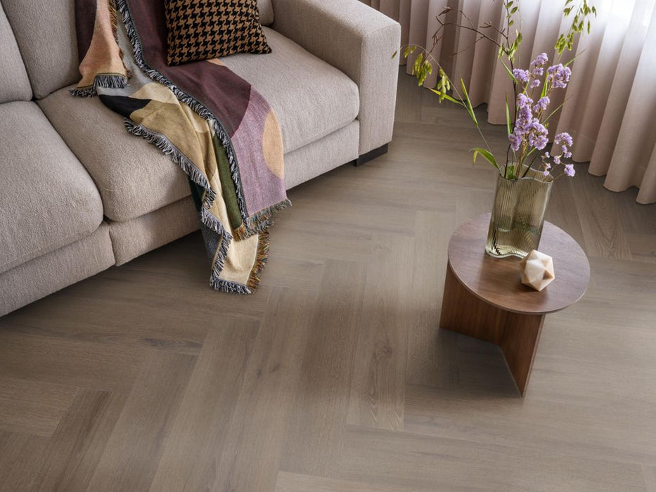 Ambiant Spigato Valento Brown - Visgraat Click PVC