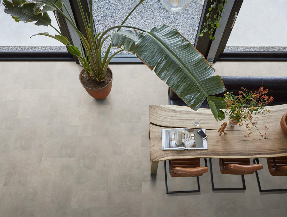 FloorLife Victoria Beige - Tegel 60 x 60 Plak PVC Dryback