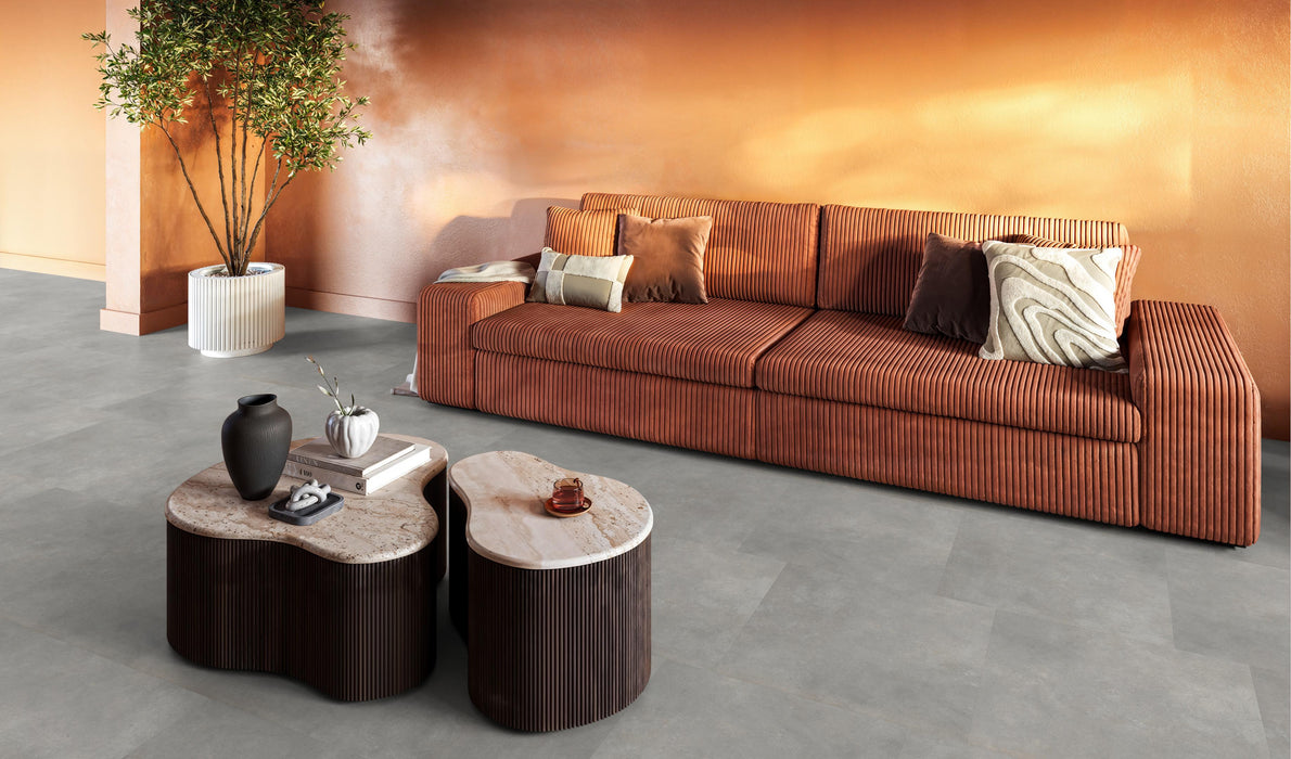 FloorLife Victoria Light grey - Tegel 60 x 60 Plak PVC Dryback