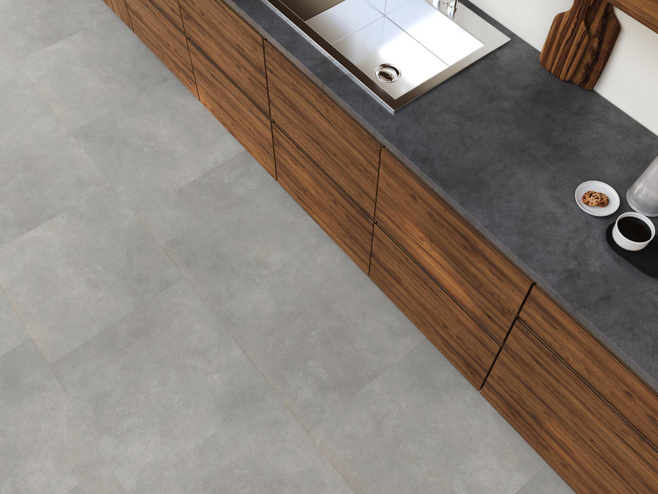 FloorLife Victoria Light grey - Tegel 60 x 60 Plak PVC Dryback