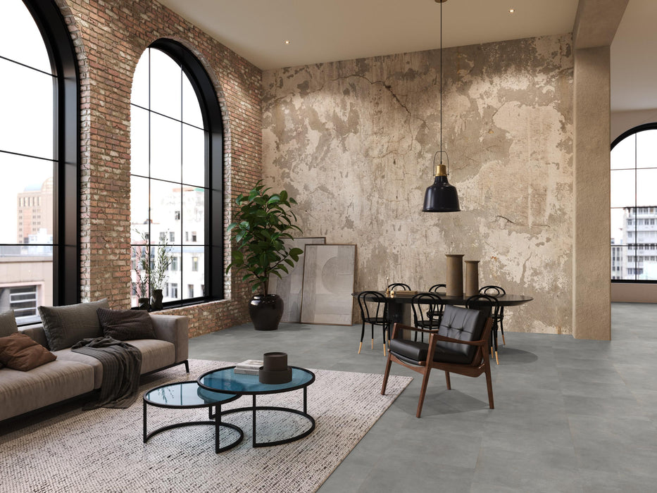 FloorLife Victoria Light grey - Tegel 60 x 60 Plak PVC Dryback