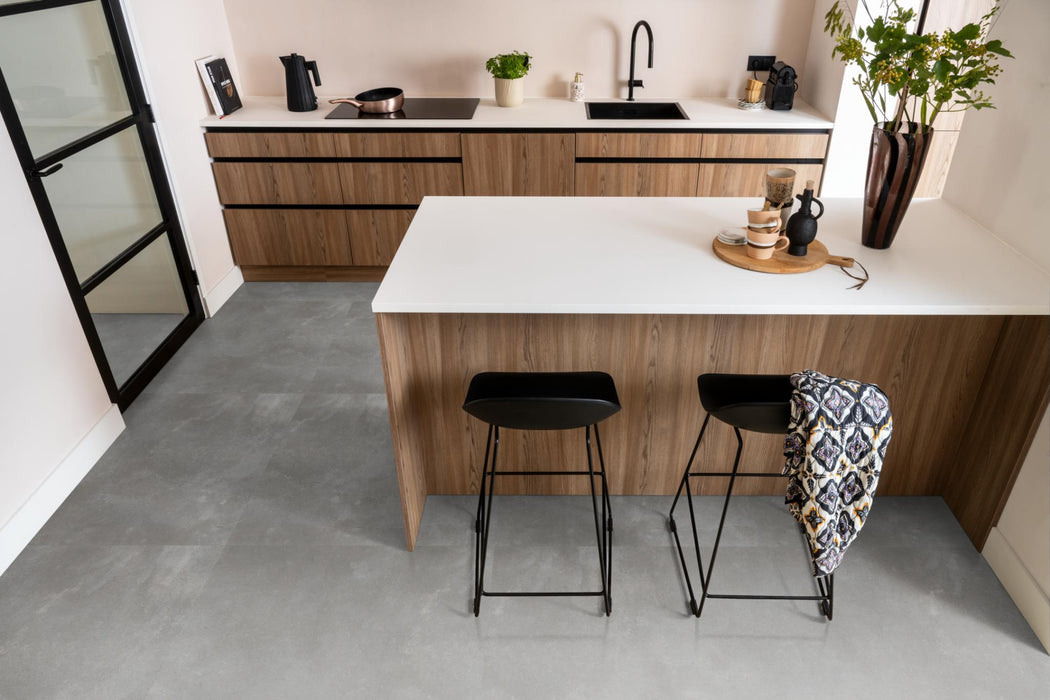 Ambiant Piazzo Dark grey | Tegel 45 x 90 Plak PVC dryback