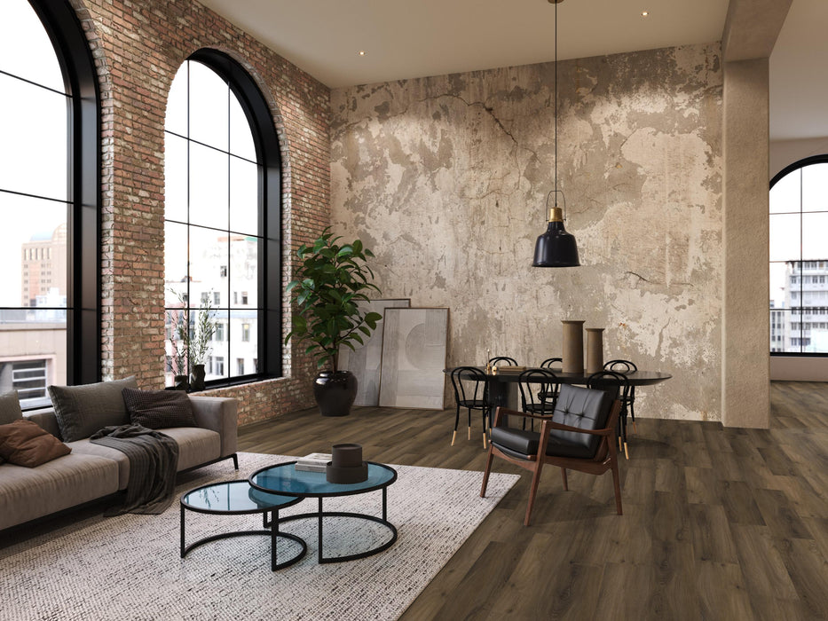 FloorLife Paddington Warm brown - Plank Click PVC