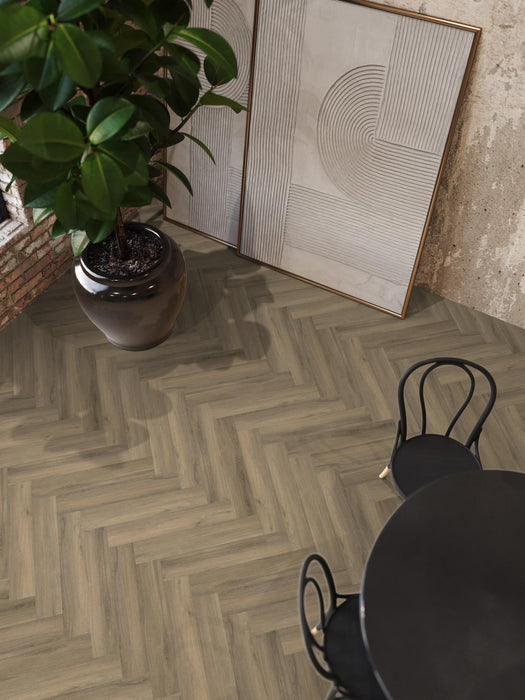 FloorLife YUP Paddington Light brown - Visgraat Click PVC
