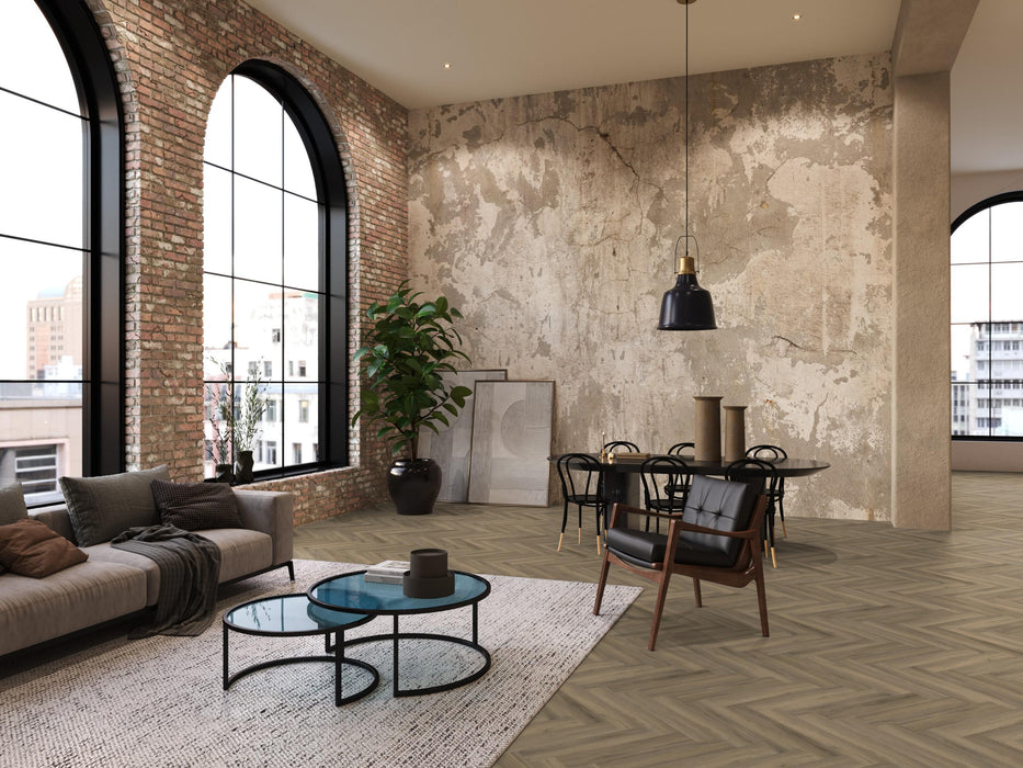 FloorLife YUP Paddington Light brown - Visgraat Click PVC