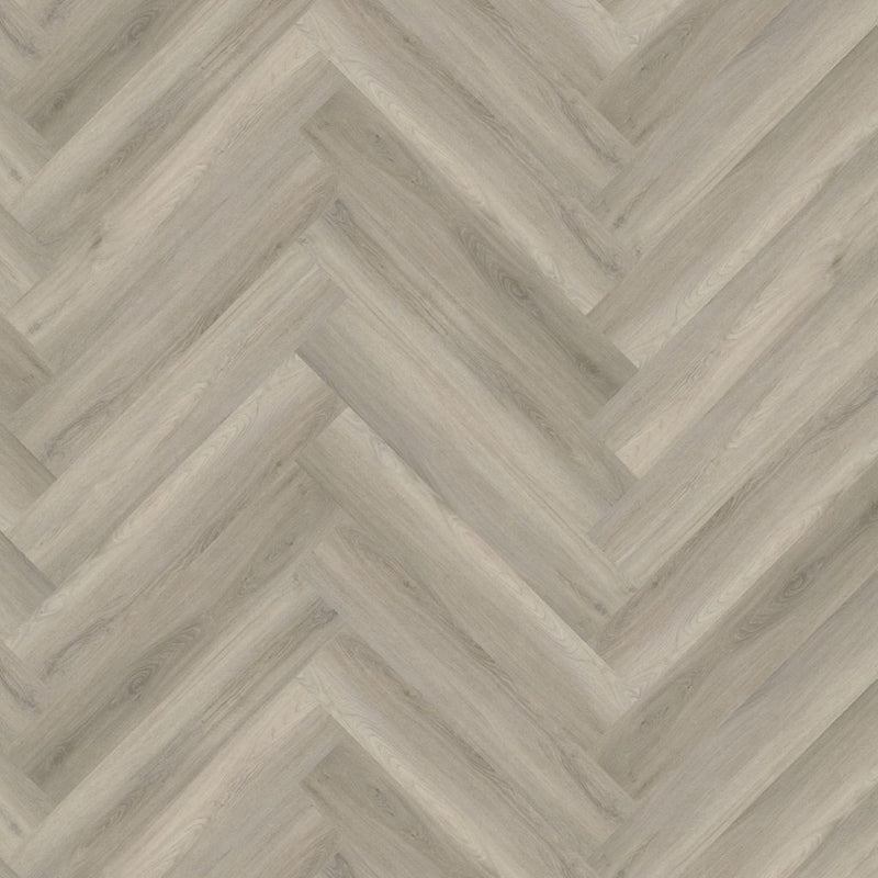 Staal van FloorLife YUP Paddington Grey - Visgraat Click PVC
