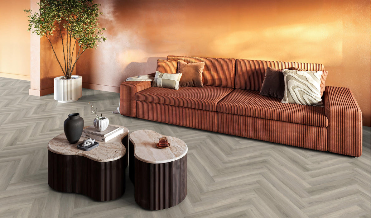 FloorLife YUP Paddington Grey - Visgraat Click PVC