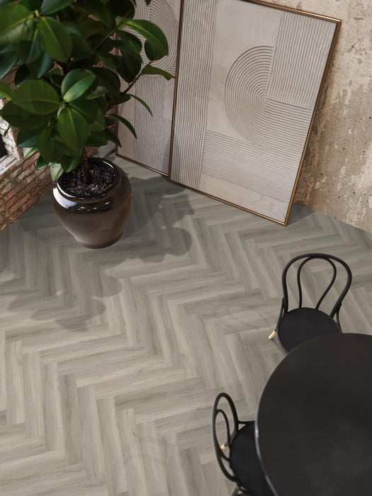 FloorLife YUP Paddington Grey - Visgraat Click PVC