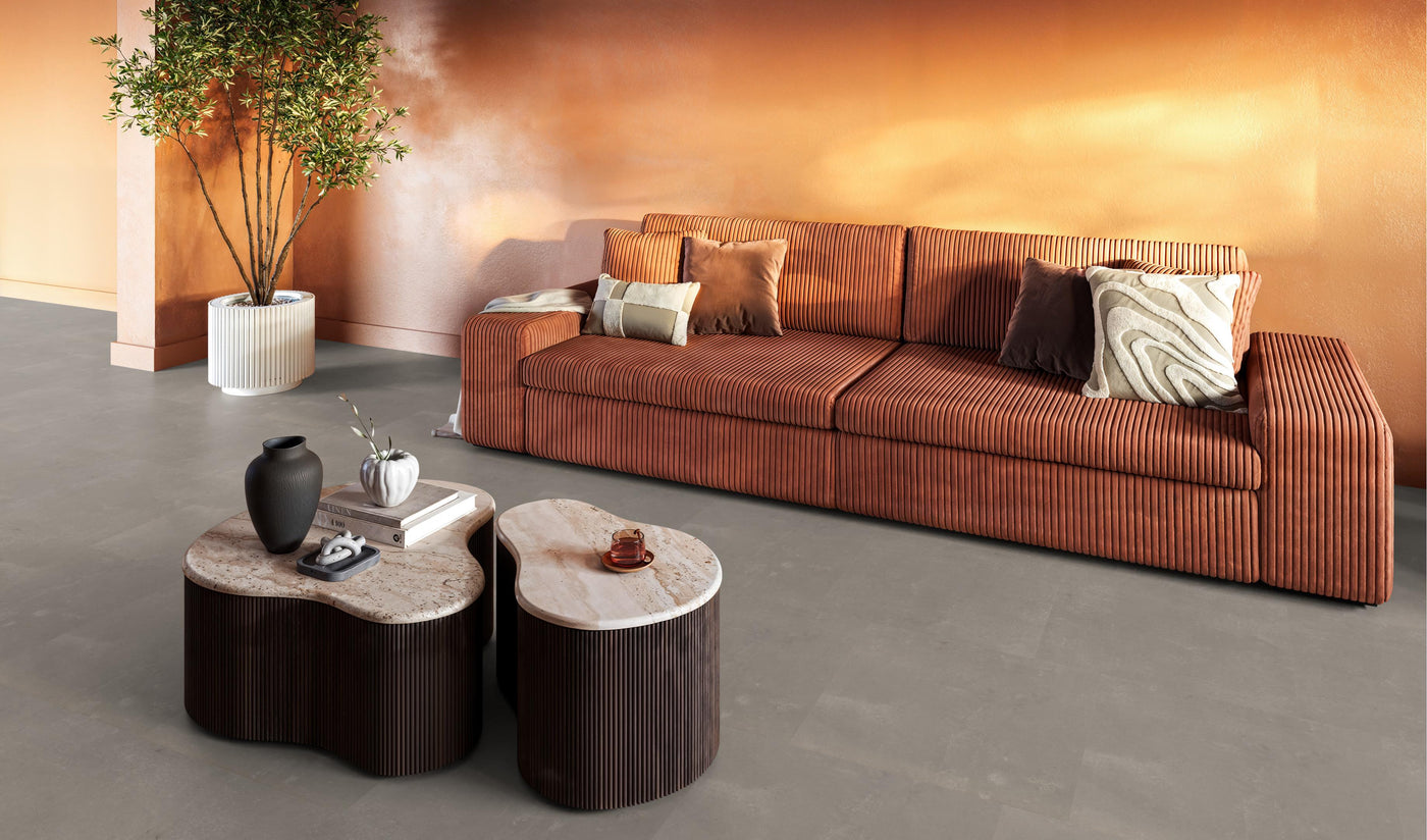 FloorLife Victoria Light grey - Tegel 60 x 60 Click PVC