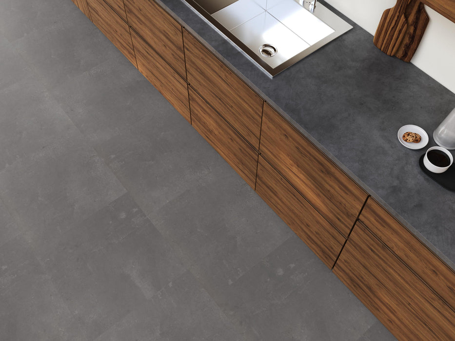 FloorLife Victoria Anthracite - Tegel 60 x 60 Click PVC