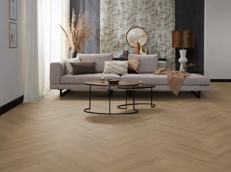 VT Wonen Herringbone dryback sun kissed | Visgraat Plak PVC