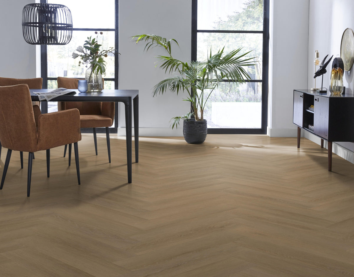 VT Wonen Herringbone Sun kissed | Visgraat Klik PVC