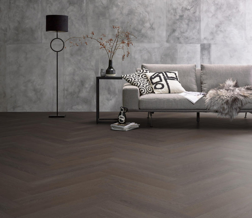 VT Wonen Herringbone Charcoal | Visgraat Plak PVC