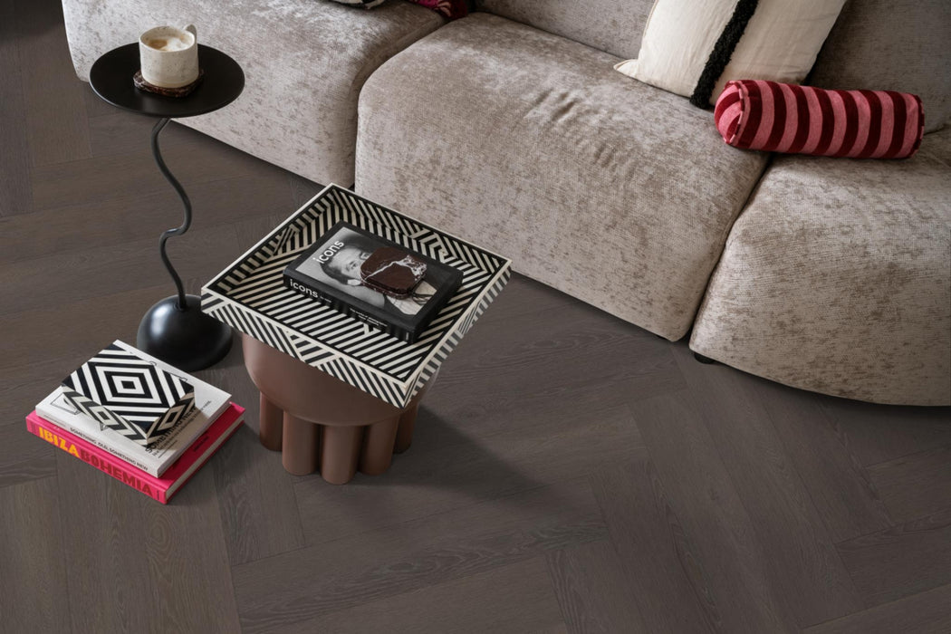 VT Wonen Herringbone Charcoal | Visgraat Plak PVC
