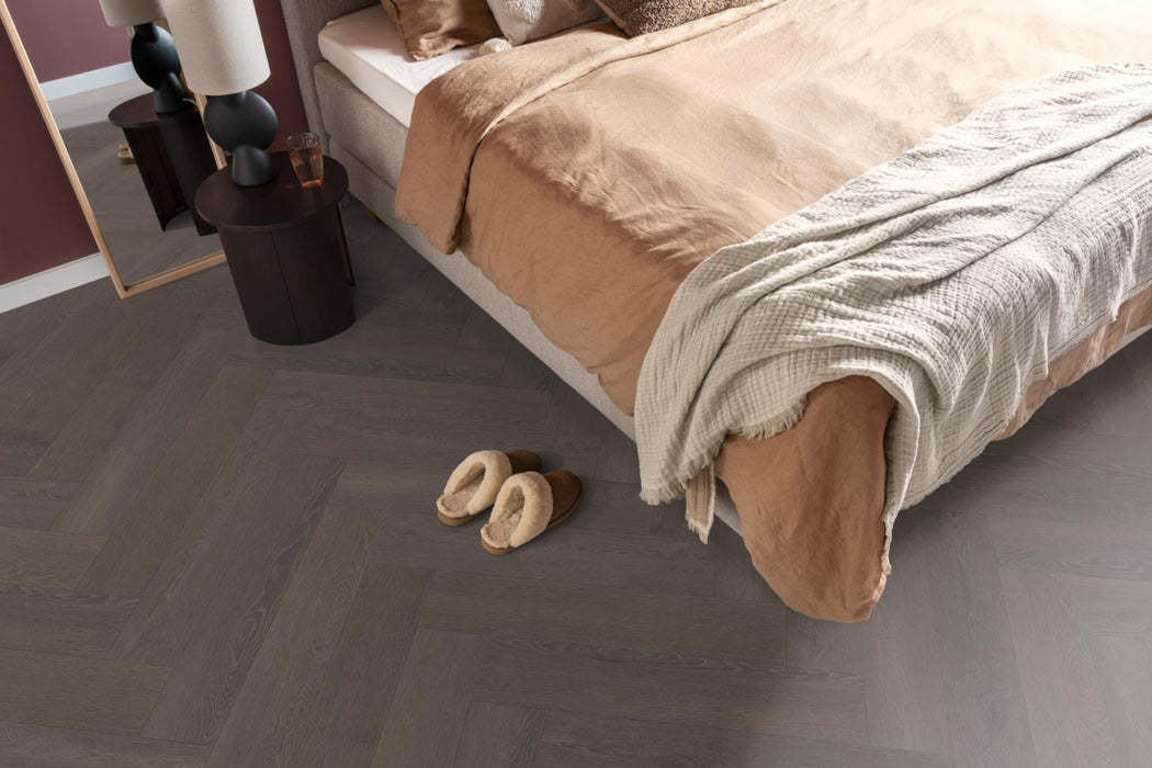VT Wonen Herringbone Charcoal | Visgraat Plak PVC