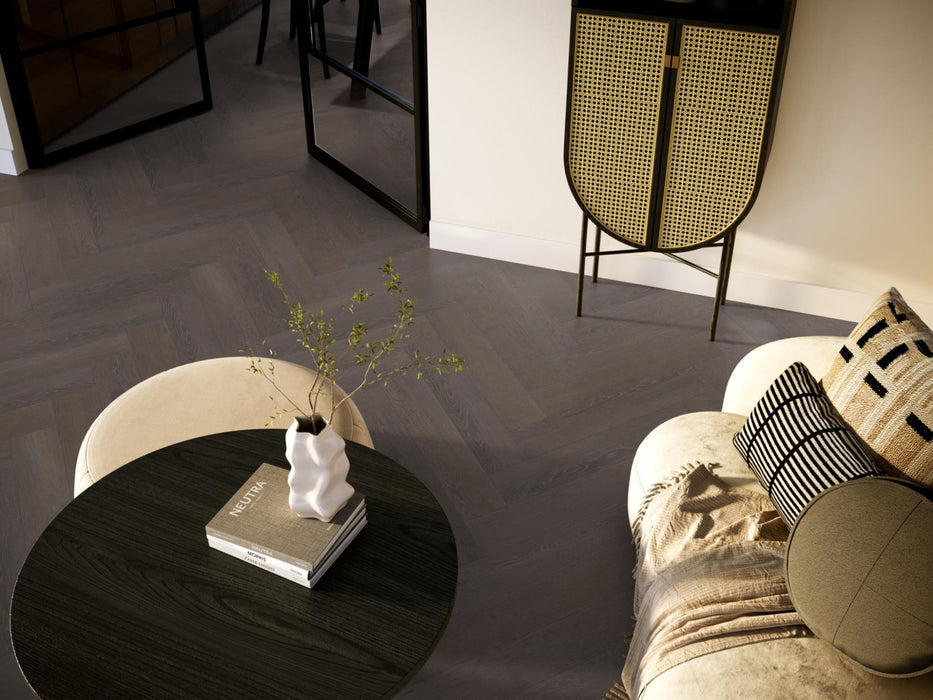 VT Wonen Herringbone Charcoal | Visgraat Plak PVC