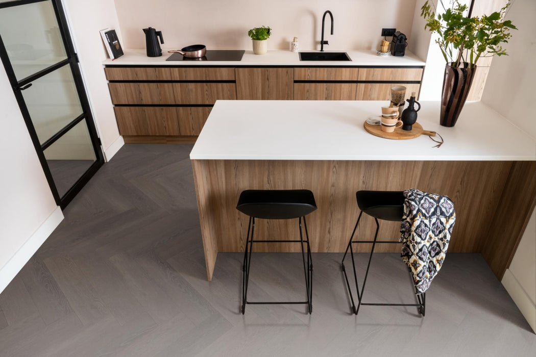 VT Wonen Herringbone Charcoal | Visgraat Plak PVC