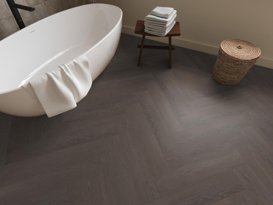 VT Wonen Herringbone Charcoal | Visgraat Plak PVC