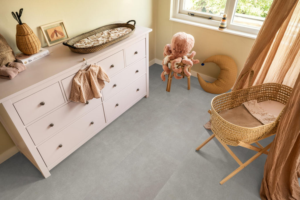 VT Wonen Basic Light grey | Tegel 45 x 90 Klik PVC