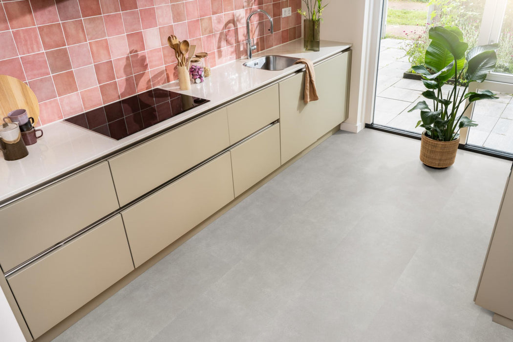 VT Wonen Basic Light grey | Tegel 45 x 90 Klik PVC
