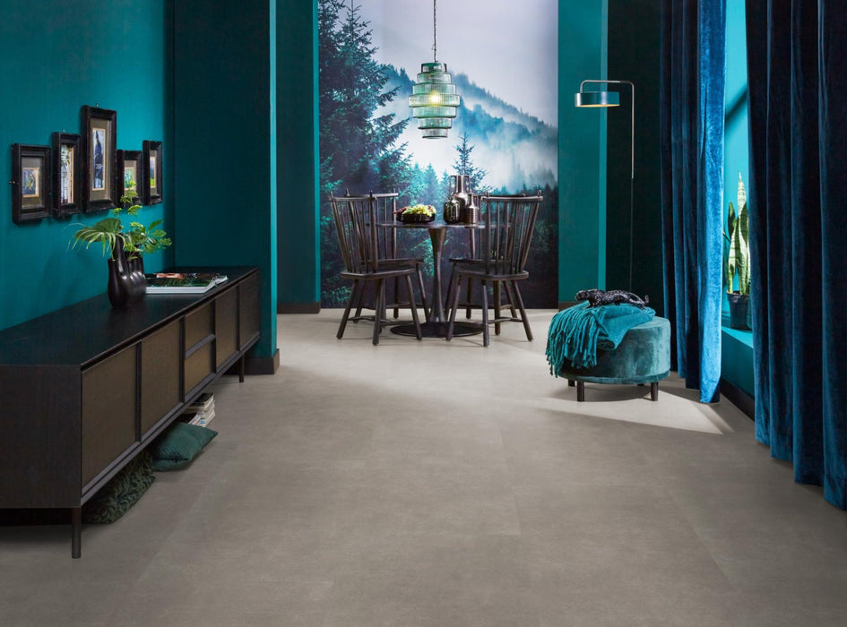 VT Wonen Basic XL dryback dark grey | Tegel 45 x 90 Klik PVC