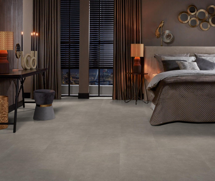 VT Wonen Basic XL dryback dark grey | Tegel 45 x 90 Klik PVC