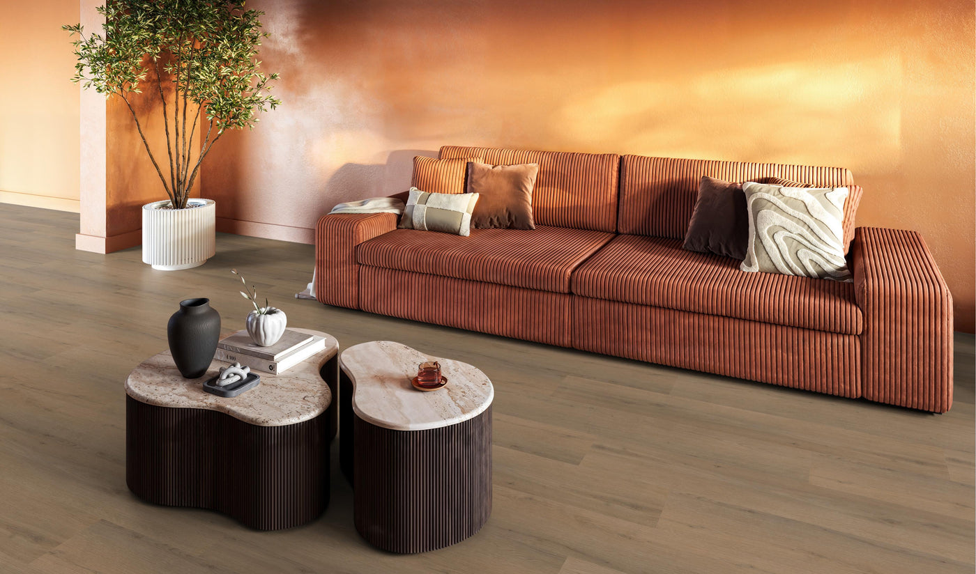 FloorLife Barnet Dark oak - Plank Click PVC