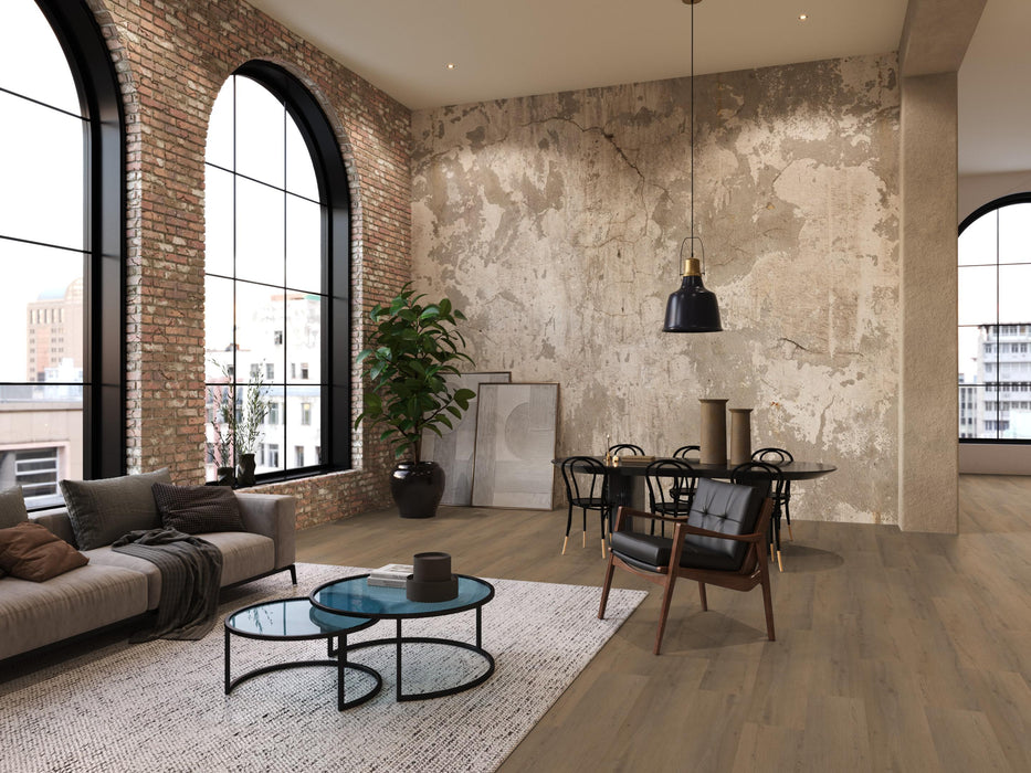 FloorLife Barnet Dark oak - Plank Click PVC