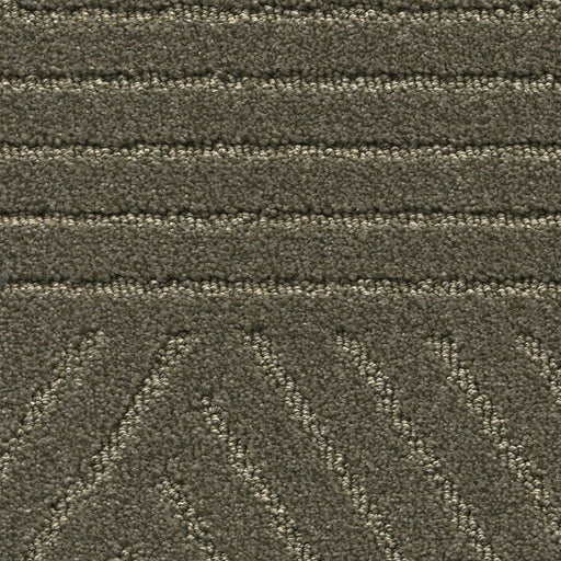 Ambiant Infinity Geometric vloerkleed op maat kleur Donkergroen 0901