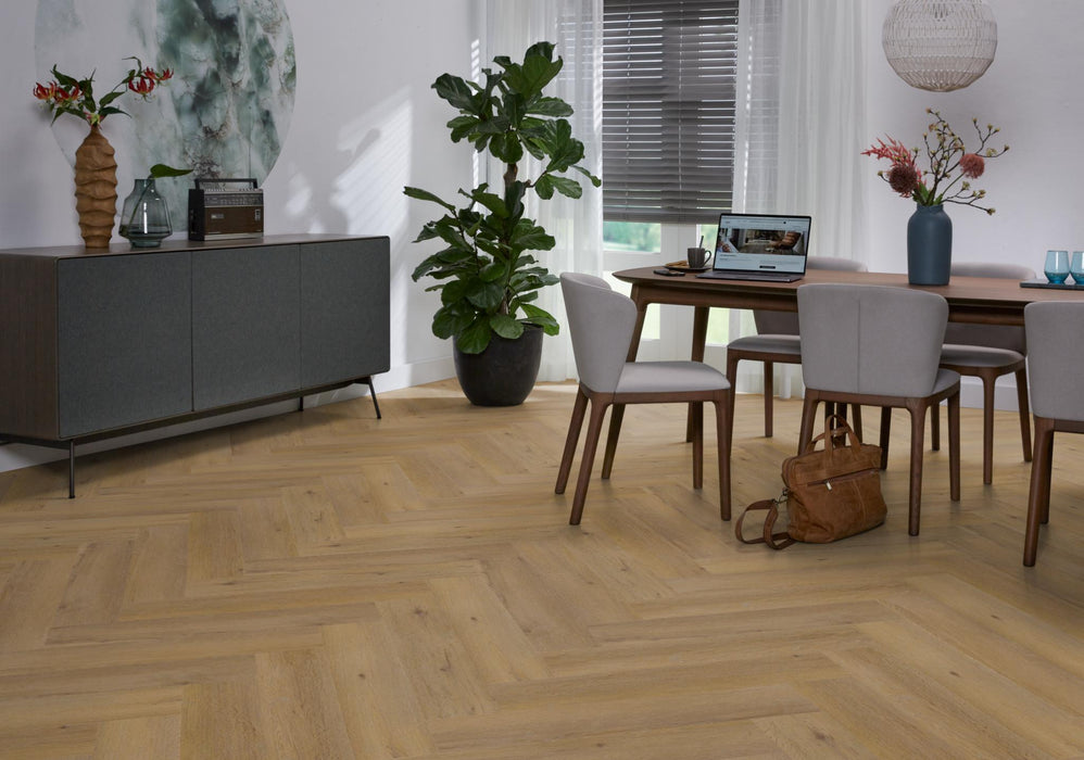 Ambiant Spigato Vivero Dark oak | Visgraat Klik PVC