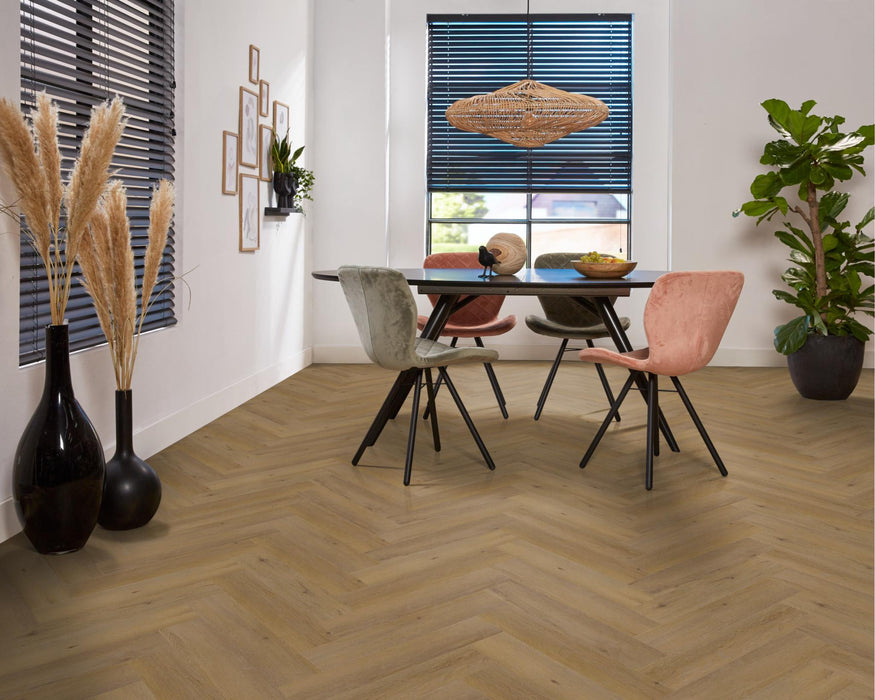 Ambiant Spigato Vivero Dark oak | Visgraat Klik PVC