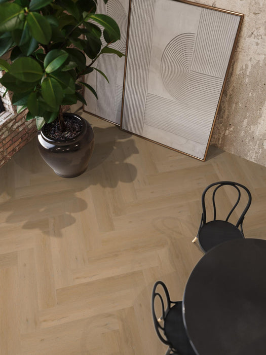 FloorLife YUP Leyton Warm oak - Visgraat Plak PVC