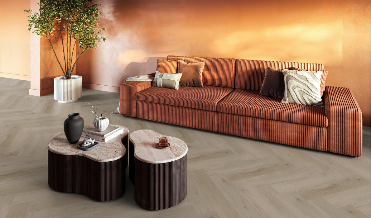 FloorLife YUP Leyton Light oak - Visgraat Click PVC