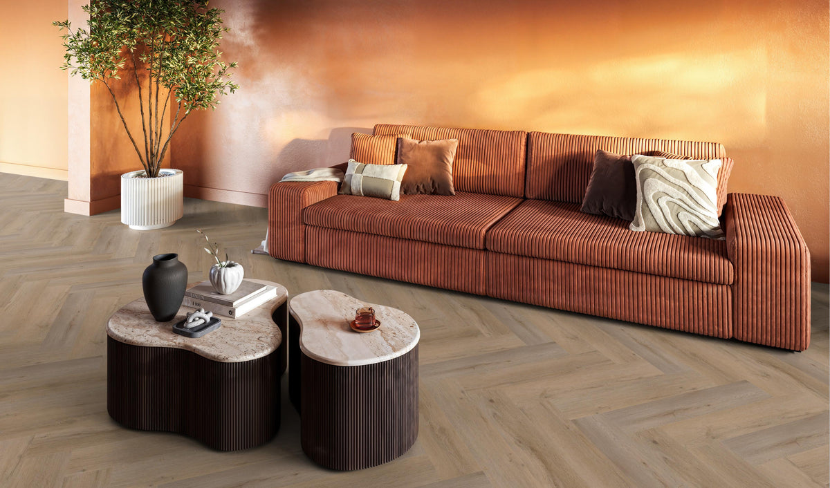 FloorLife YUP Leyton Smoky - Visgraat Click PVC