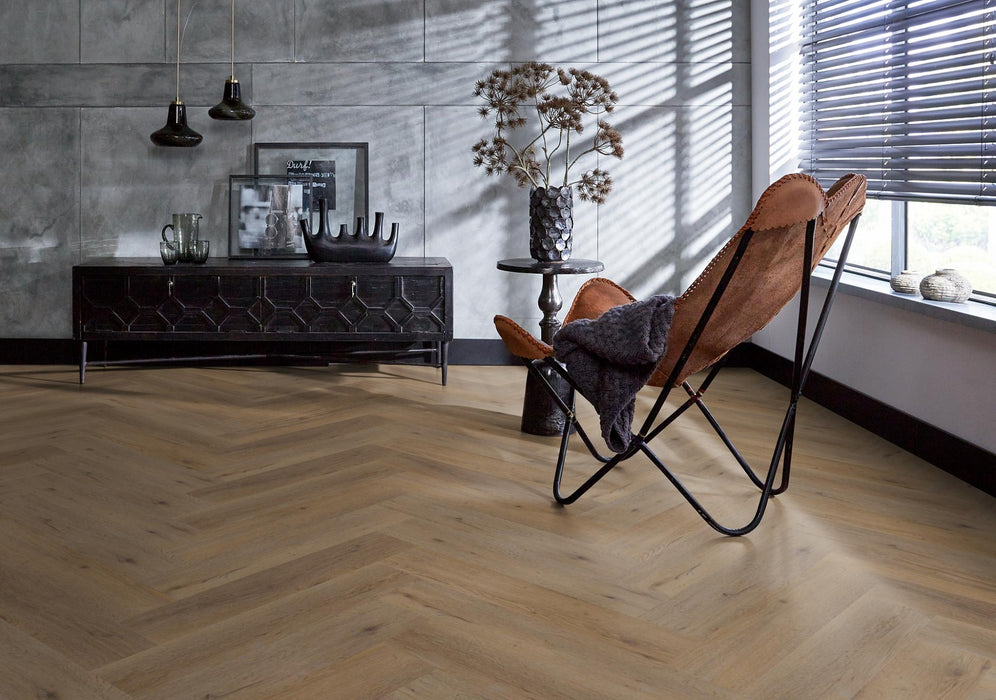 Ambiant Spigato Vivero Natural oak | Visgraat Lijm PVC
