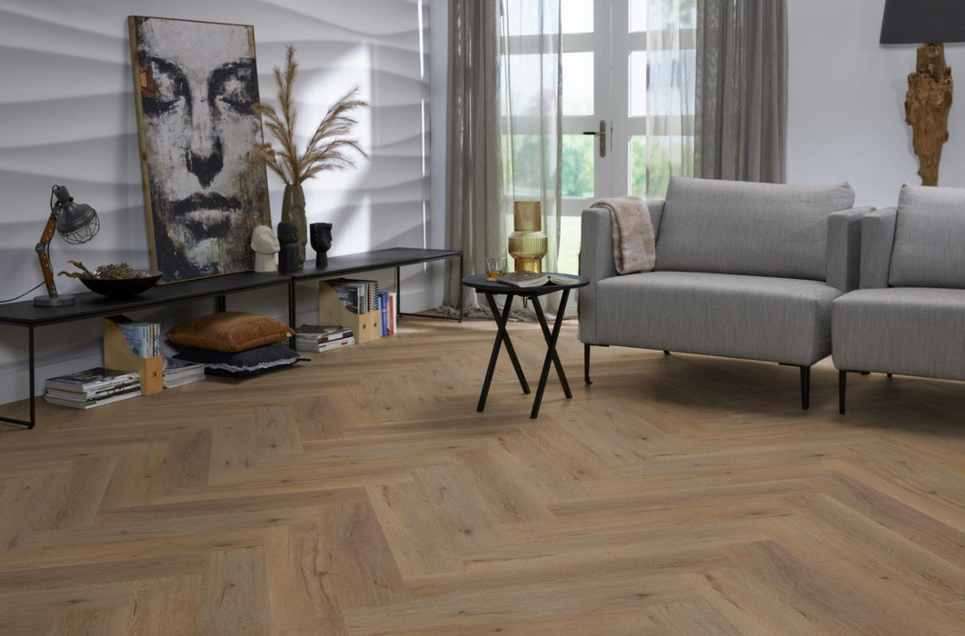 Ambiant Spigato Vivero Natural oak | Visgraat Lijm PVC