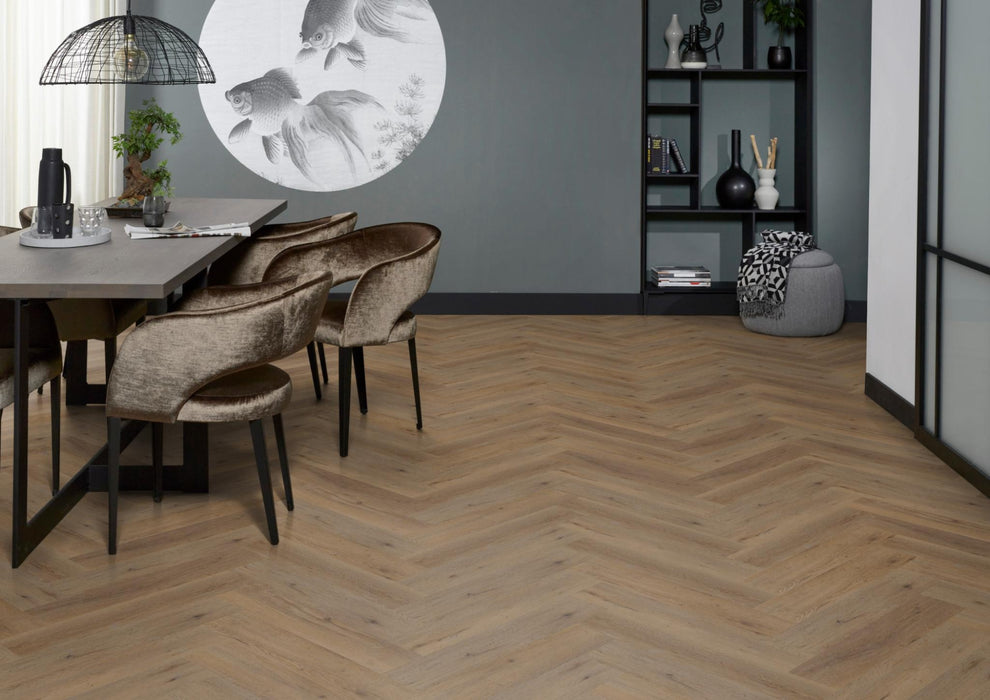 Ambiant Spigato Vivero Natural oak | Visgraat Klik PVC