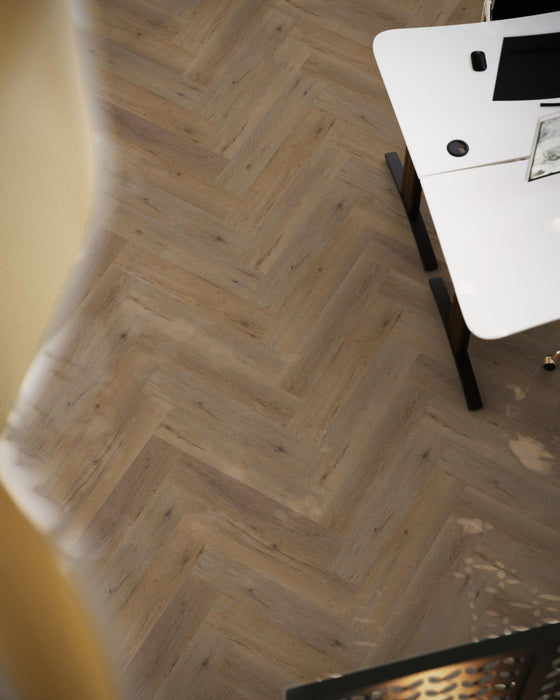 Ambiant Spigato Vivero Natural oak | Visgraat Lijm PVC