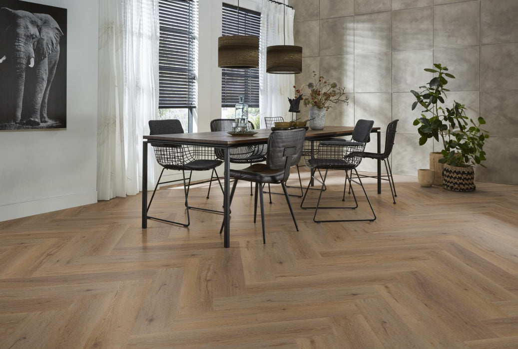 Ambiant Spigato Vivero Natural oak | Visgraat Lijm PVC