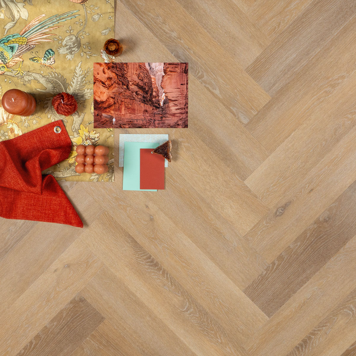Otium Ruby Visgraat - Rigid Click PVC
