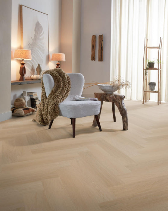 Ambiant Spigato Estino Natural oak | Visgraat Lijm PVC