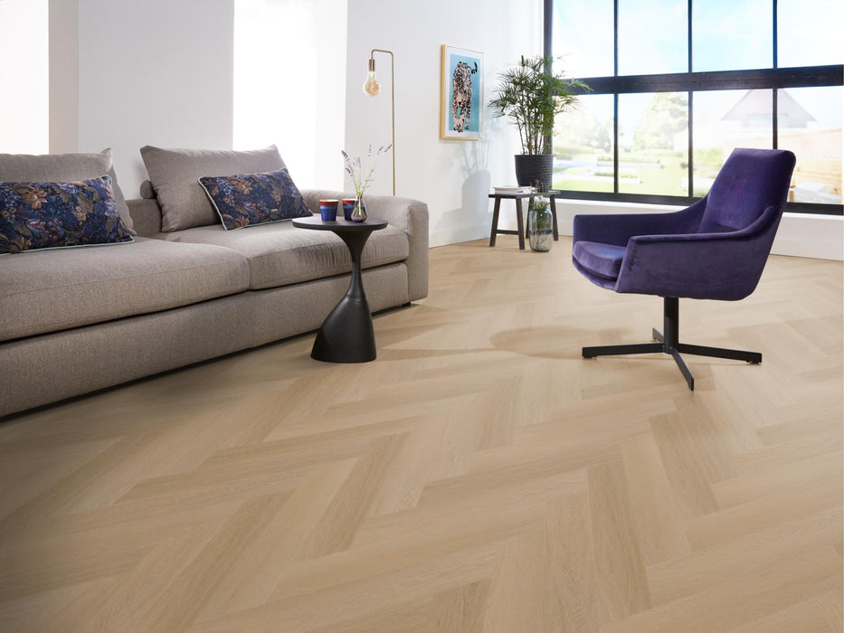 Ambiant Spigato Estino Natural oak | Visgraat Lijm PVC