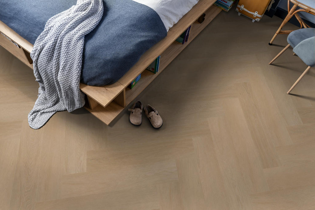 Ambiant Spigato Estino Natural oak | Visgraat Lijm PVC