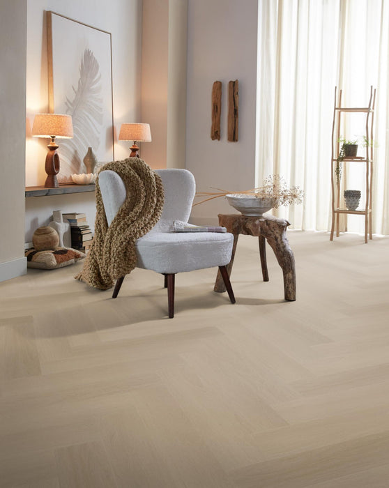 Ambiant Spigato Estino Smoky | Visgraat Lijm PVC