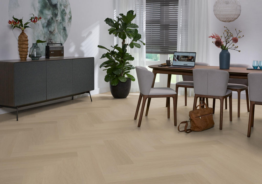 Ambiant Spigato Estino Smoky | Visgraat Lijm PVC