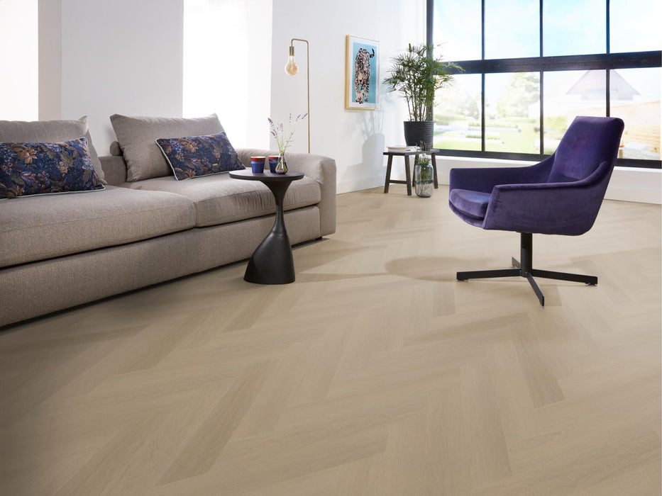 Ambiant Spigato Estino Smoky | Visgraat Lijm PVC