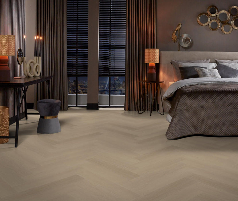 Ambiant Spigato Estino Smoky | Visgraat Lijm PVC