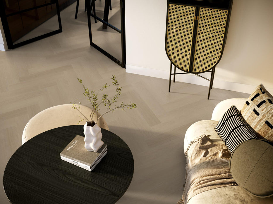 Ambiant Spigato Estino Smoky | Visgraat Lijm PVC