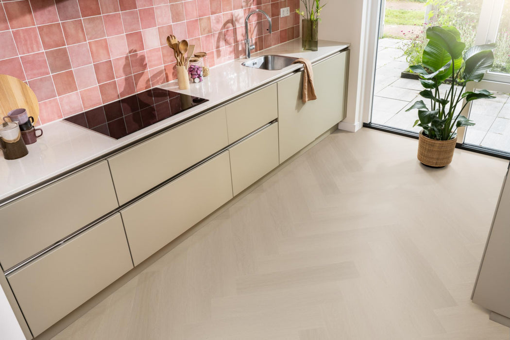 Ambiant Spigato Estino Smoky | Visgraat Lijm PVC